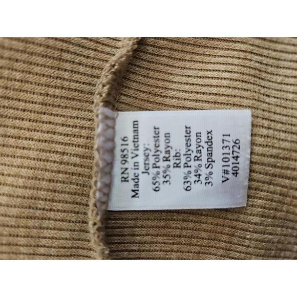 Coldwater Creek Large tan drapey cardigan - Picture 4 of 5